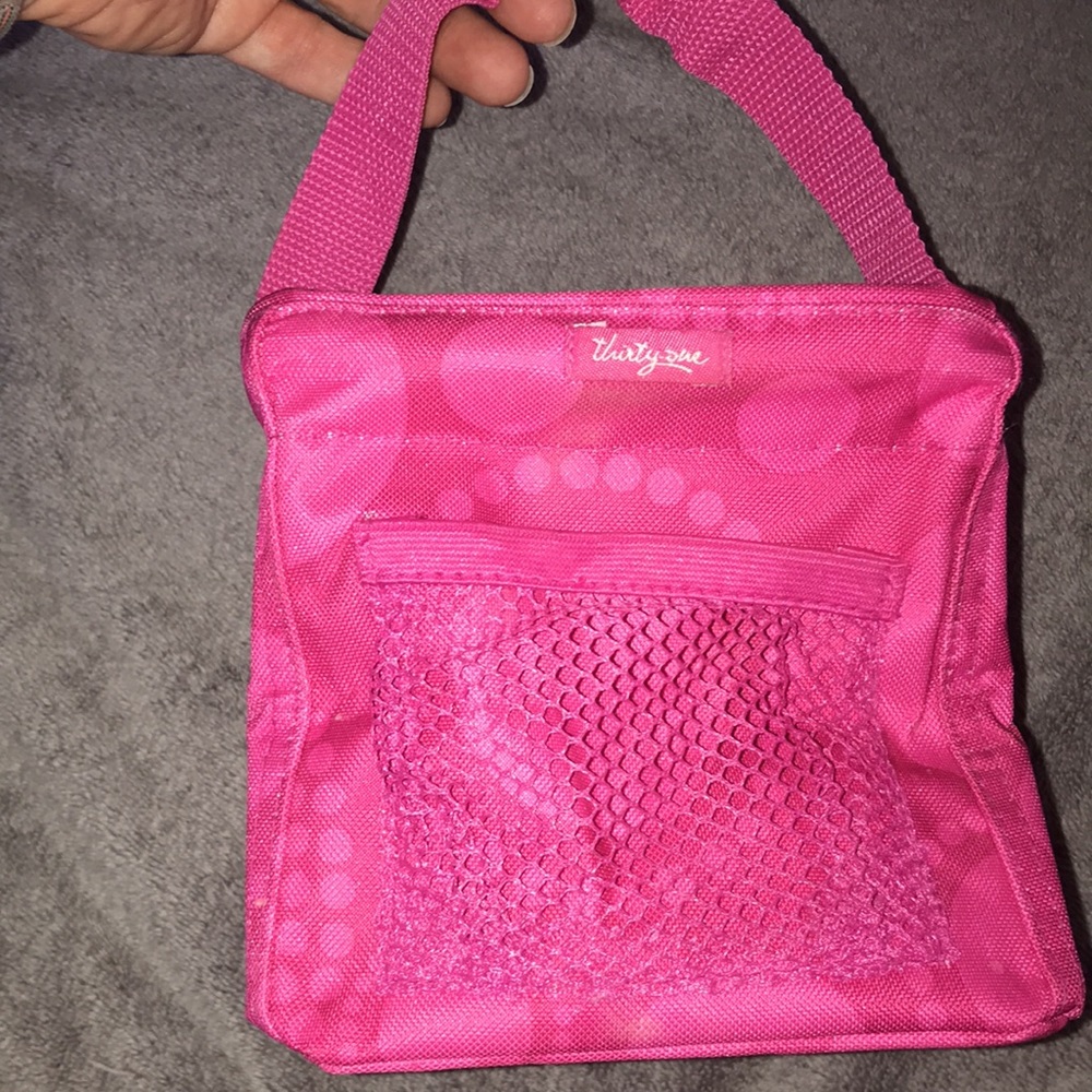 Thirty-one Caddy in pink circle spirals